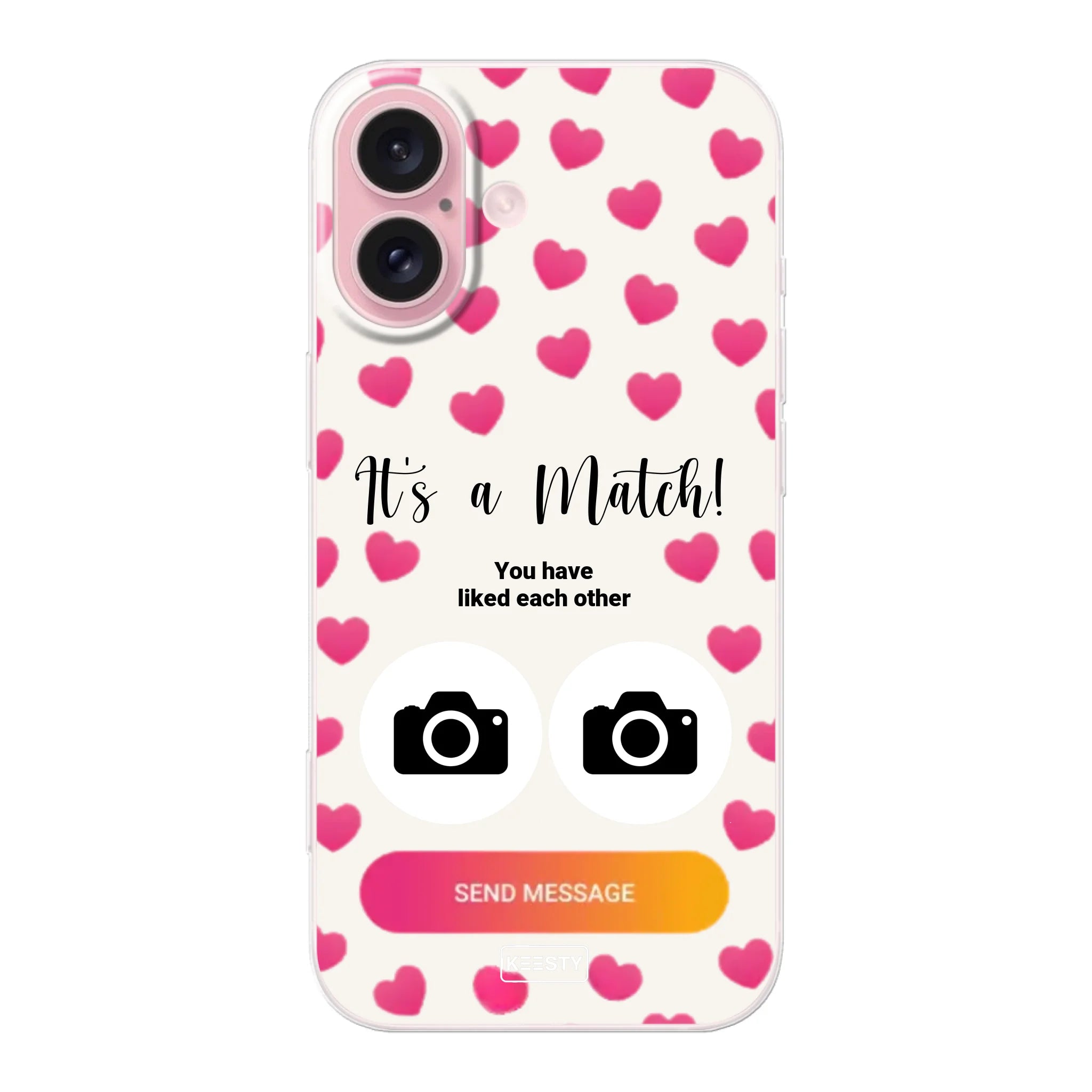 Telefoonhoesje Met Foto - It's a match - Soft hoesje