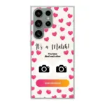 Telefoonhoesje Met Foto - It's a match - Soft hoesje