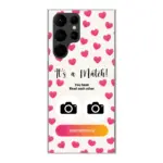 Telefoonhoesje Met Foto - It's a match - Soft hoesje