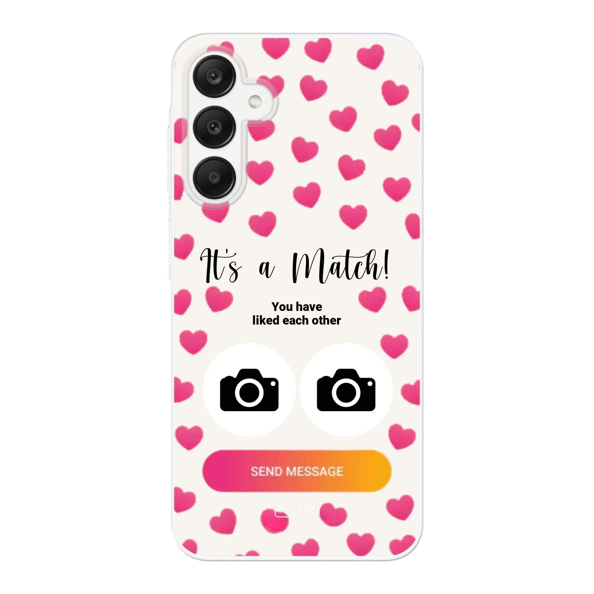 Telefoonhoesje Met Foto - It's a match - Soft hoesje