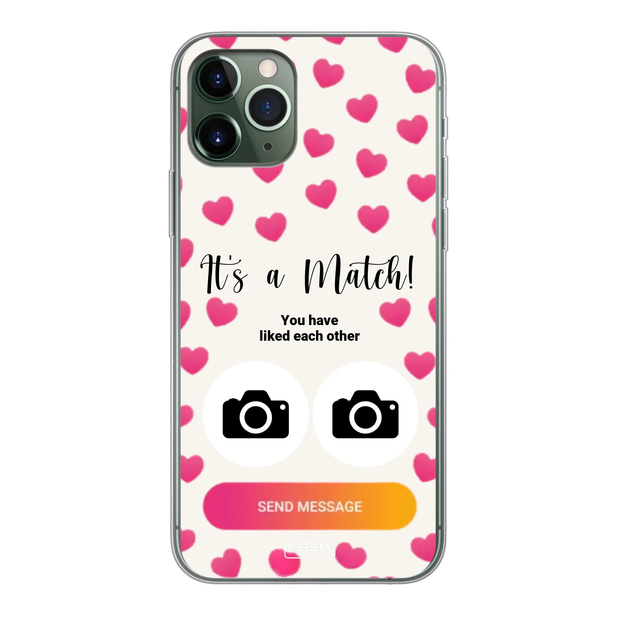 Telefoonhoesje Met Foto - It's a match - Soft hoesje