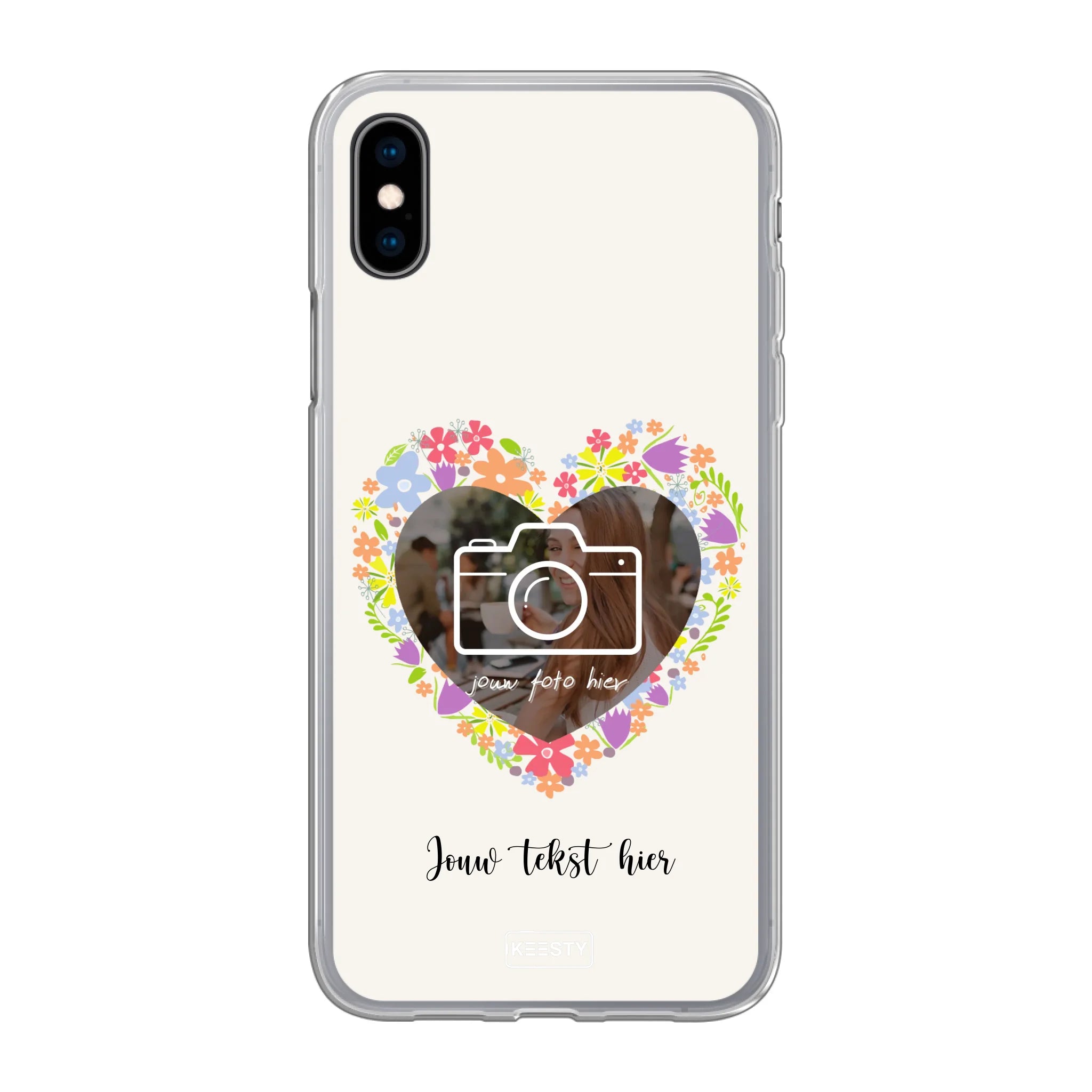 Telefoonhoesje Met Foto - Floral - Soft hoesje