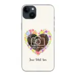Telefoonhoesje Met Foto - Floral - Soft hoesje