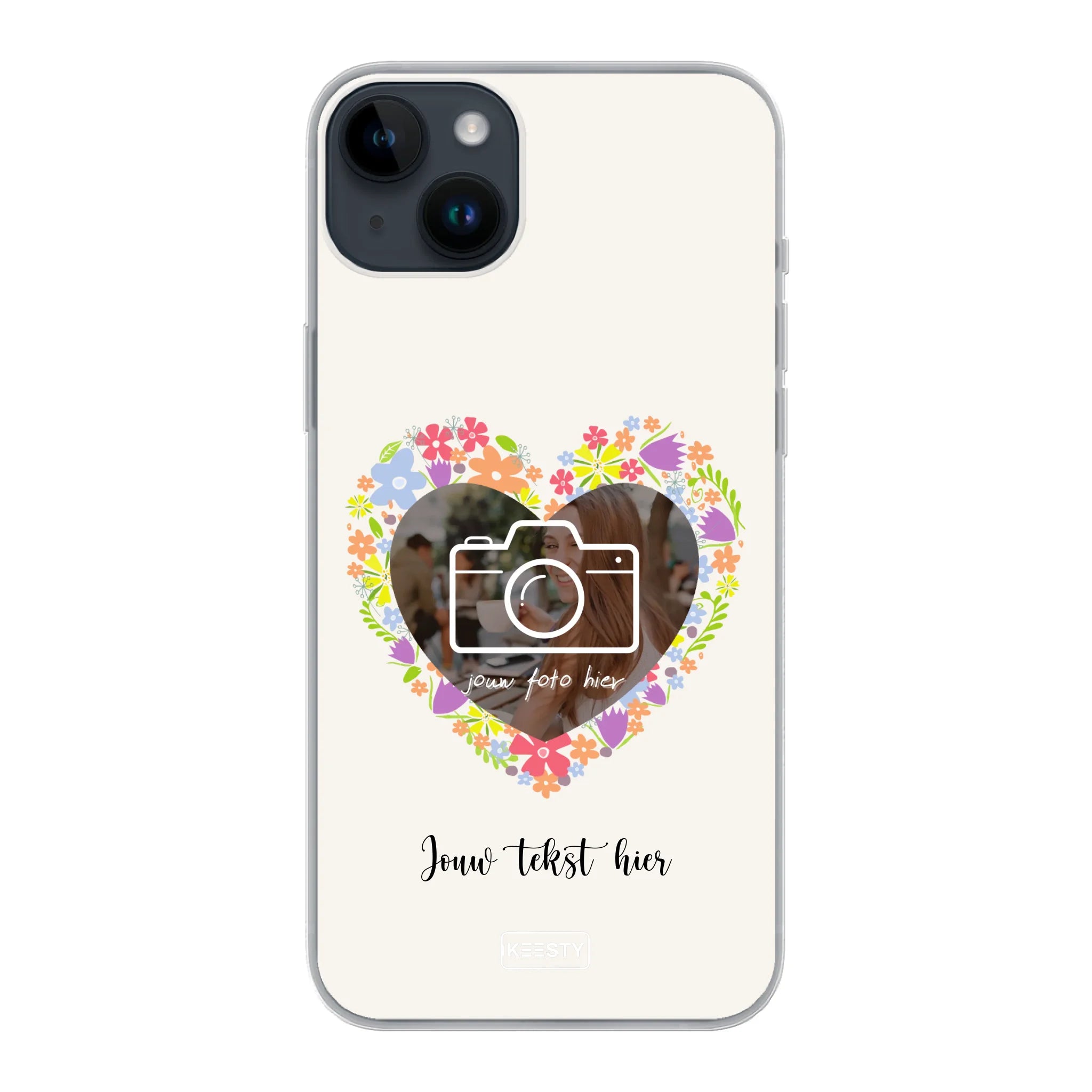 Telefoonhoesje Met Foto - Floral - Soft hoesje