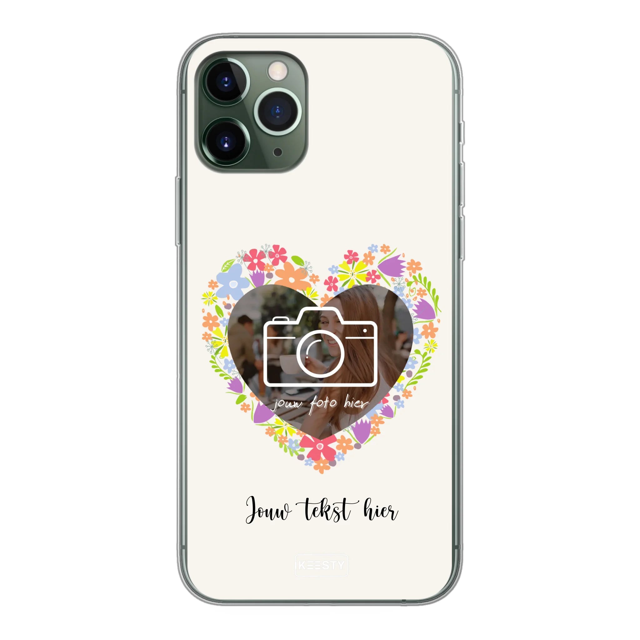 Telefoonhoesje Met Foto - Floral - Soft hoesje
