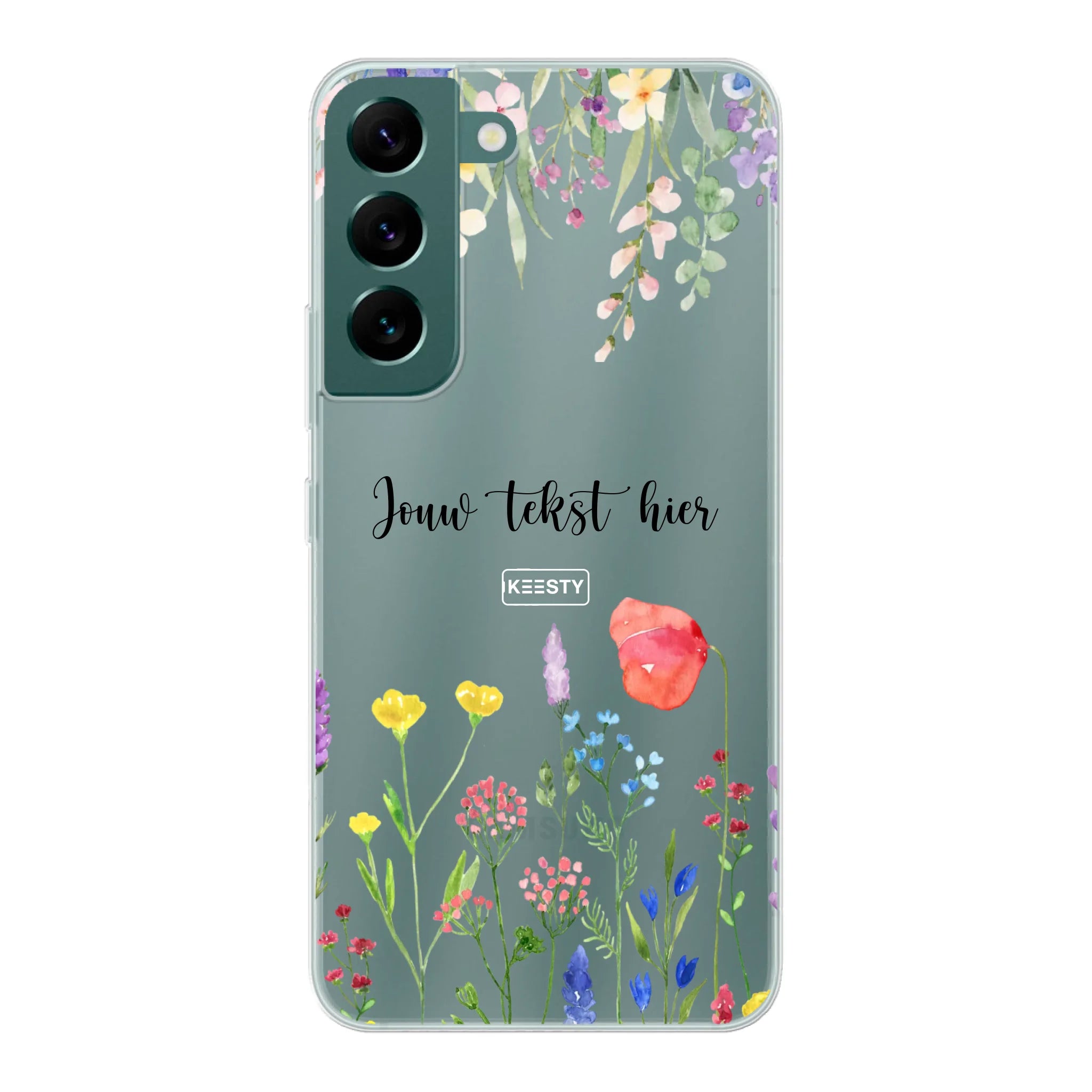 Telefoonhoesje Met Foto Maken - Bloemen - Soft hoesje