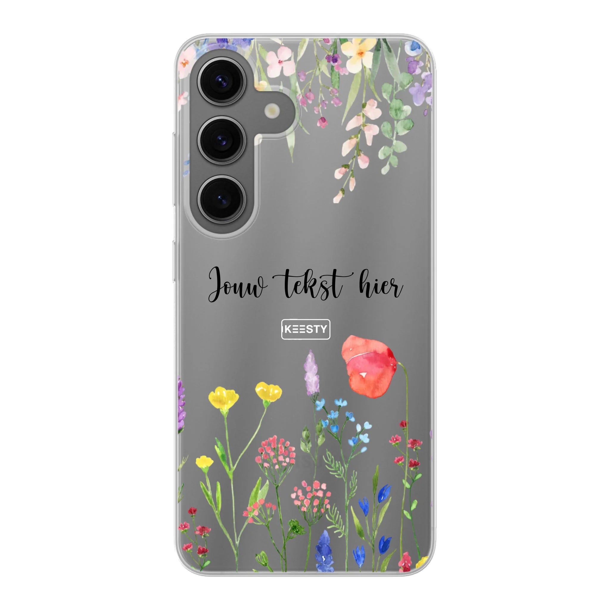 Telefoonhoesje Met Foto Maken - Bloemen - Soft hoesje