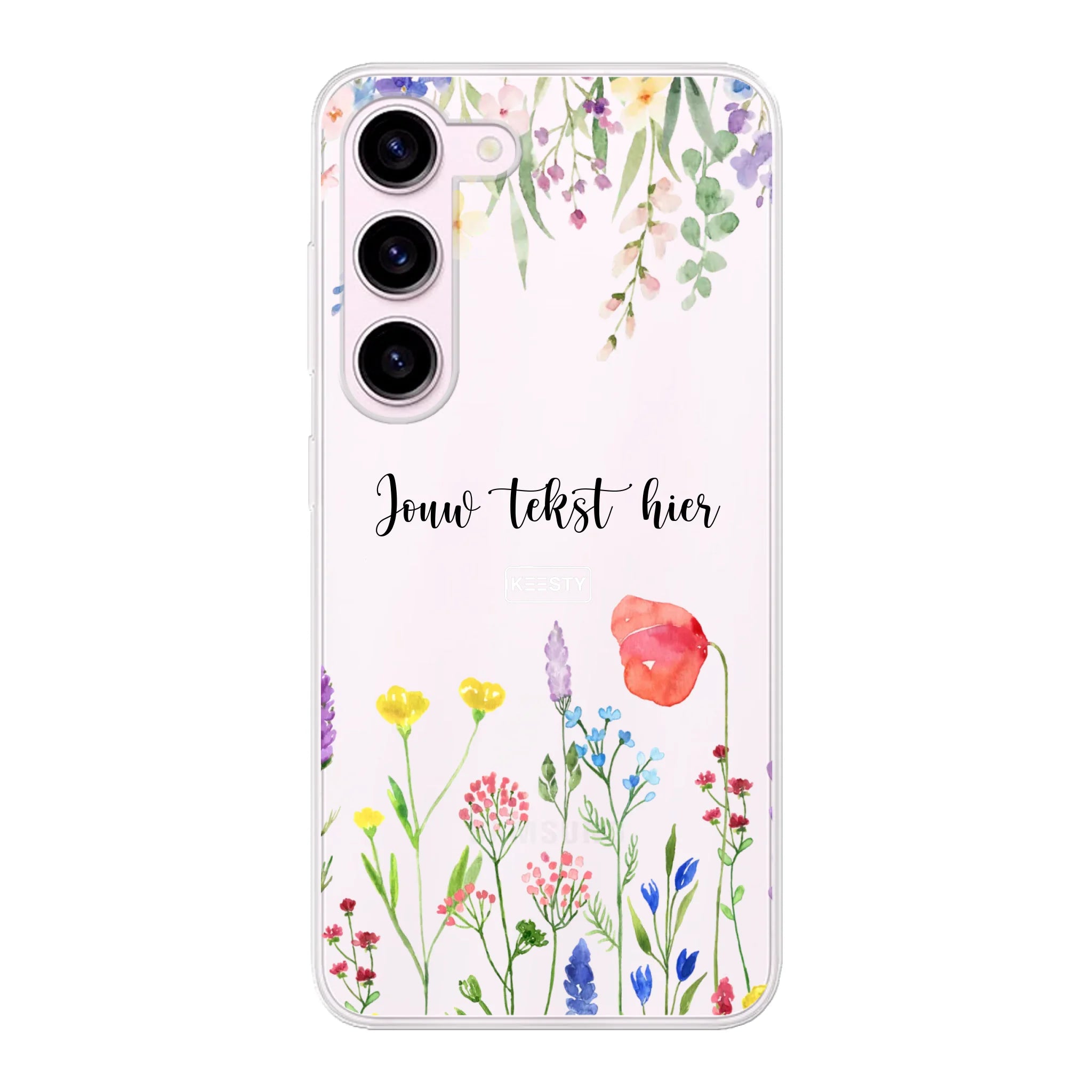 Telefoonhoesje Met Foto Maken - Bloemen - Soft hoesje