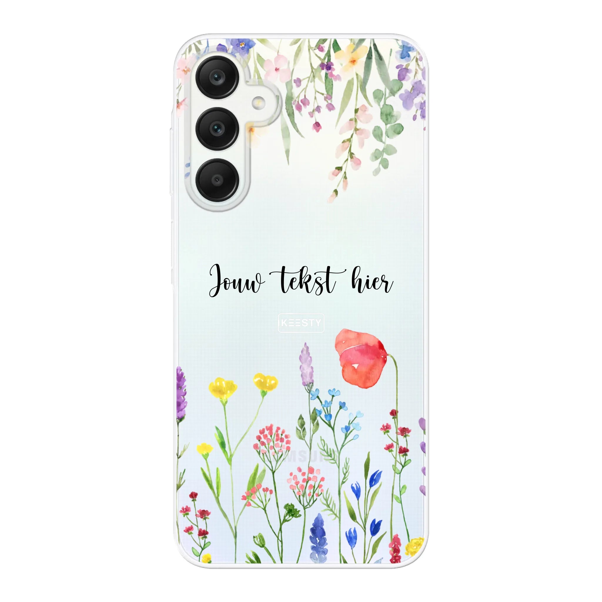 Telefoonhoesje Met Foto Maken - Bloemen - Soft hoesje