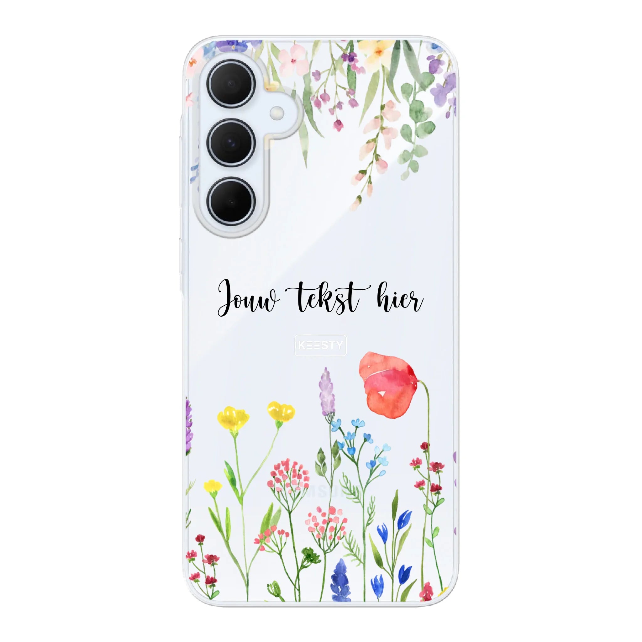 Telefoonhoesje Met Foto Maken - Bloemen - Soft hoesje