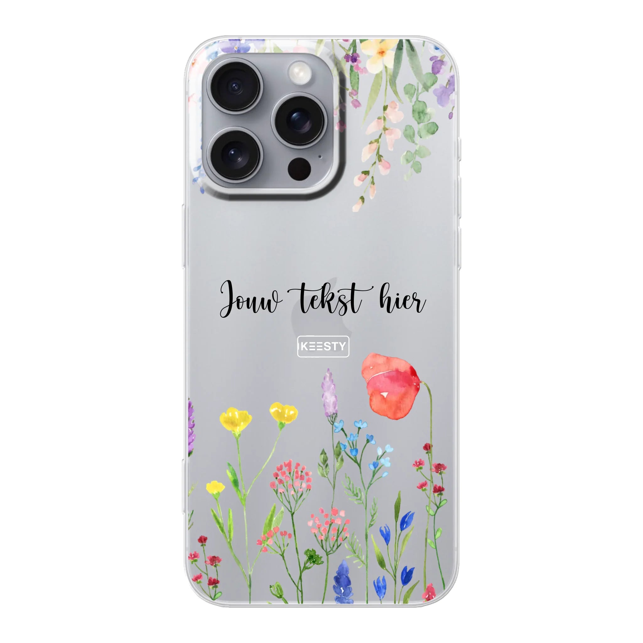 Telefoonhoesje Met Foto Maken - Bloemen - Soft hoesje
