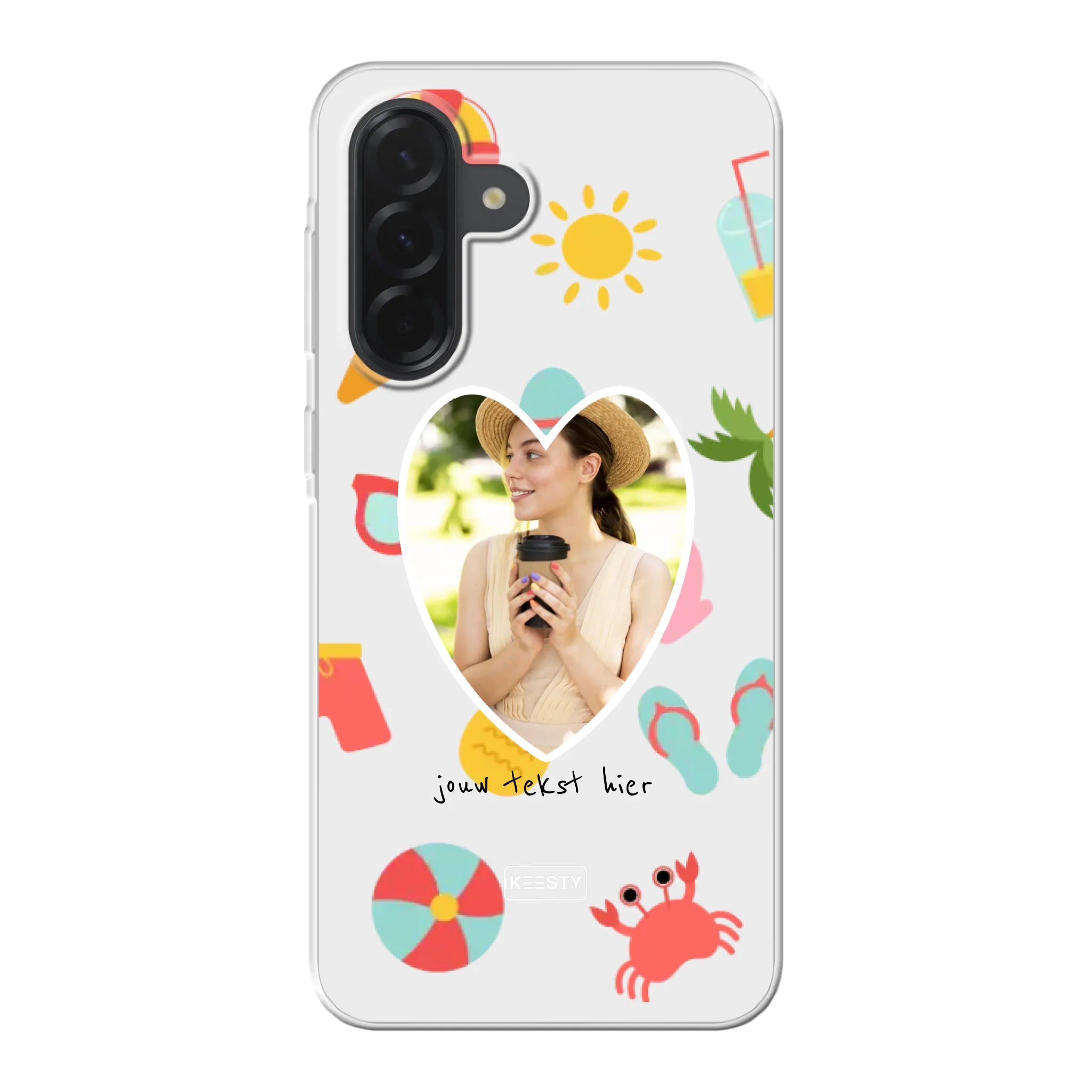 Telefoonhoesje Met Foto - SUmmer Mix - Soft hoesje