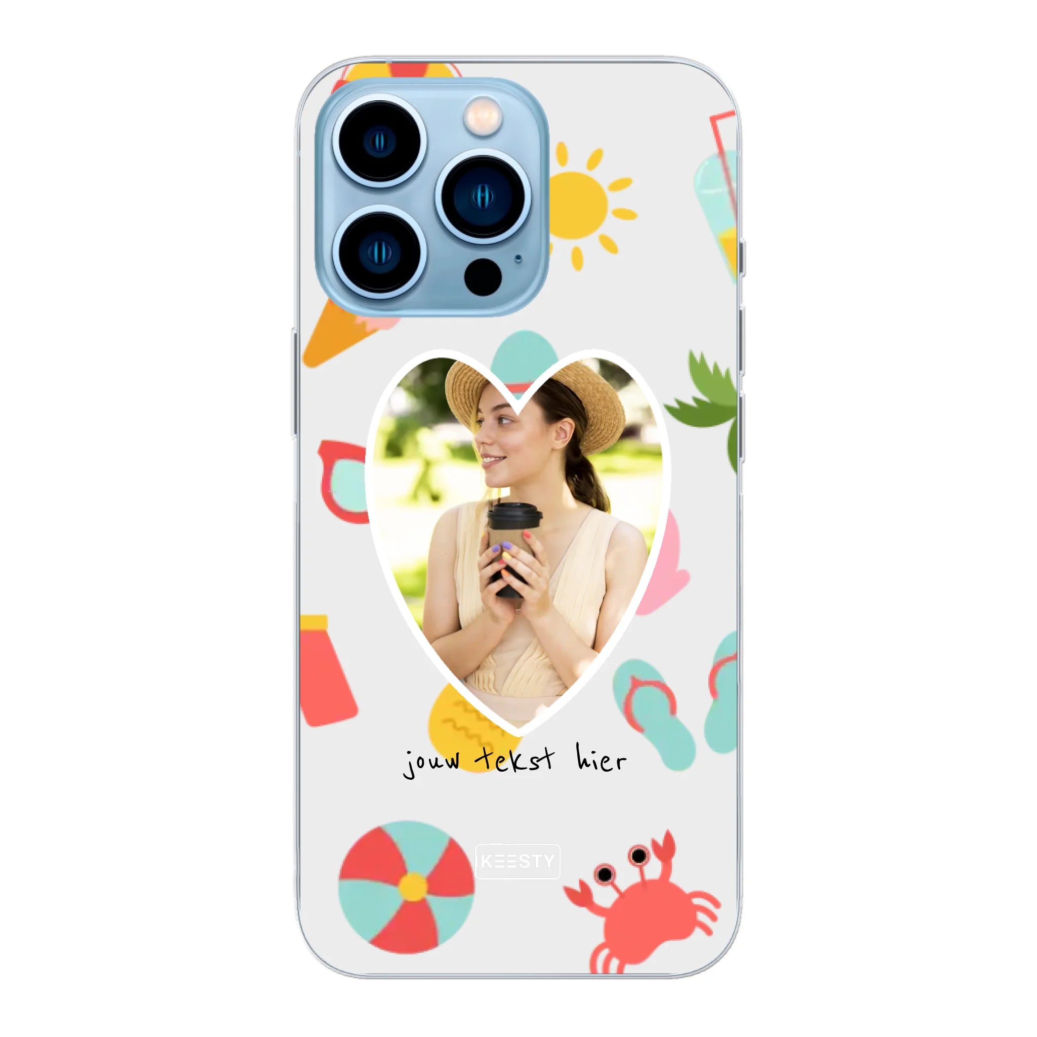 Telefoonhoesje Met Foto - SUmmer Mix - Soft hoesje