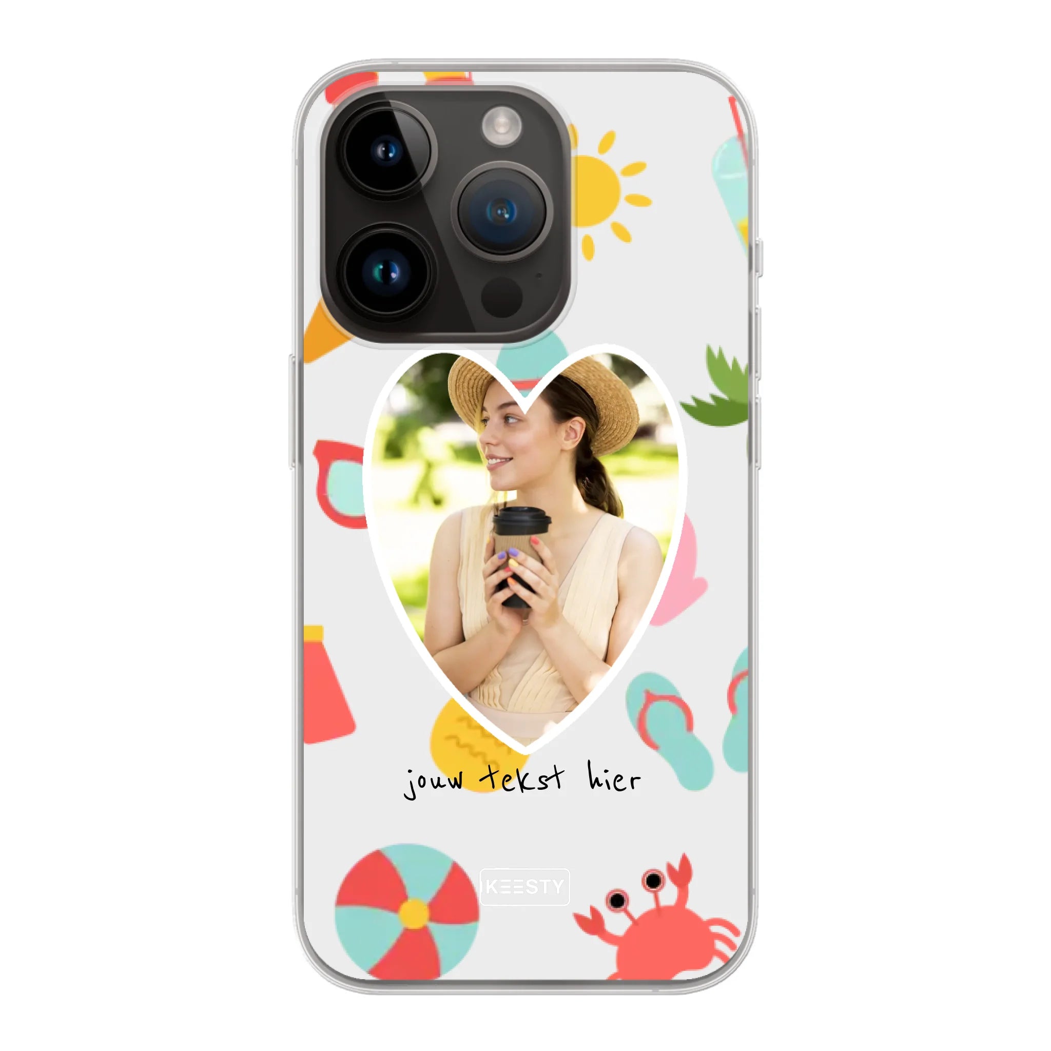 Telefoonhoesje Met Foto - SUmmer Mix - Soft hoesje