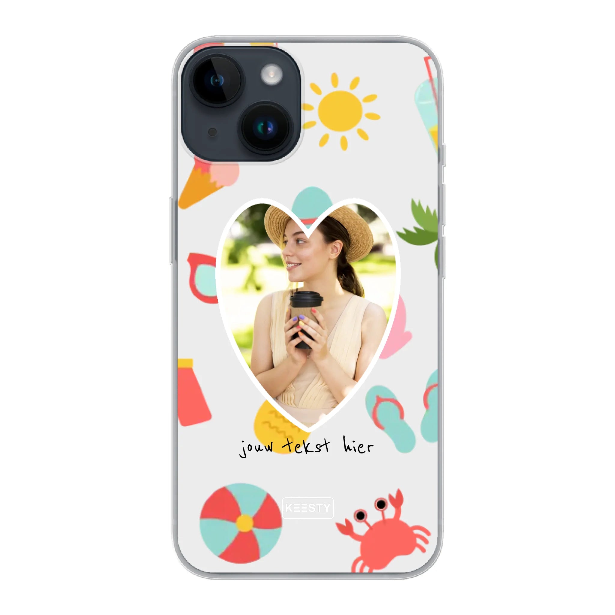 Telefoonhoesje Met Foto - SUmmer Mix - Soft hoesje