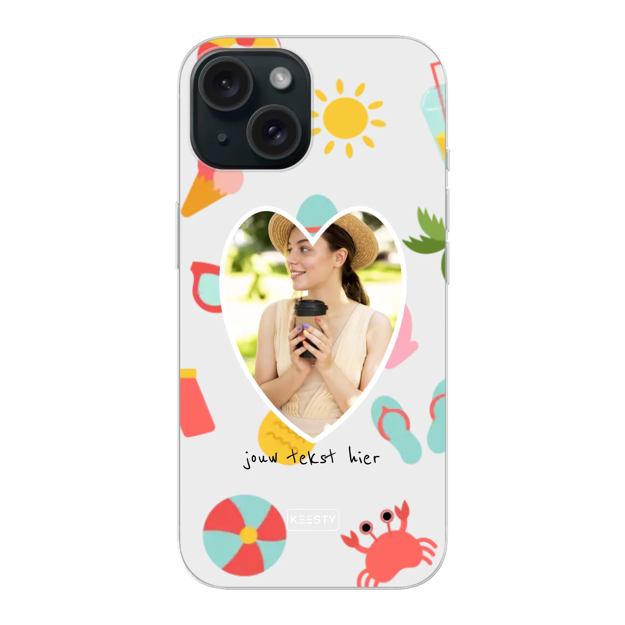 Telefoonhoesje Met Foto - SUmmer Mix - Soft hoesje