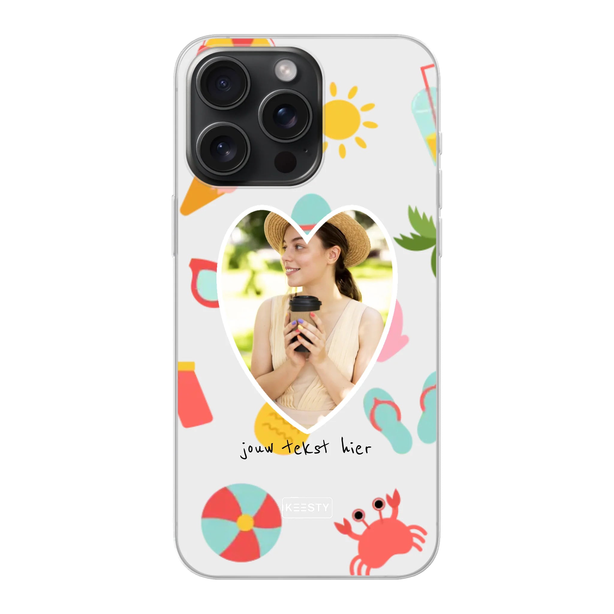Telefoonhoesje Met Foto - SUmmer Mix - Soft hoesje