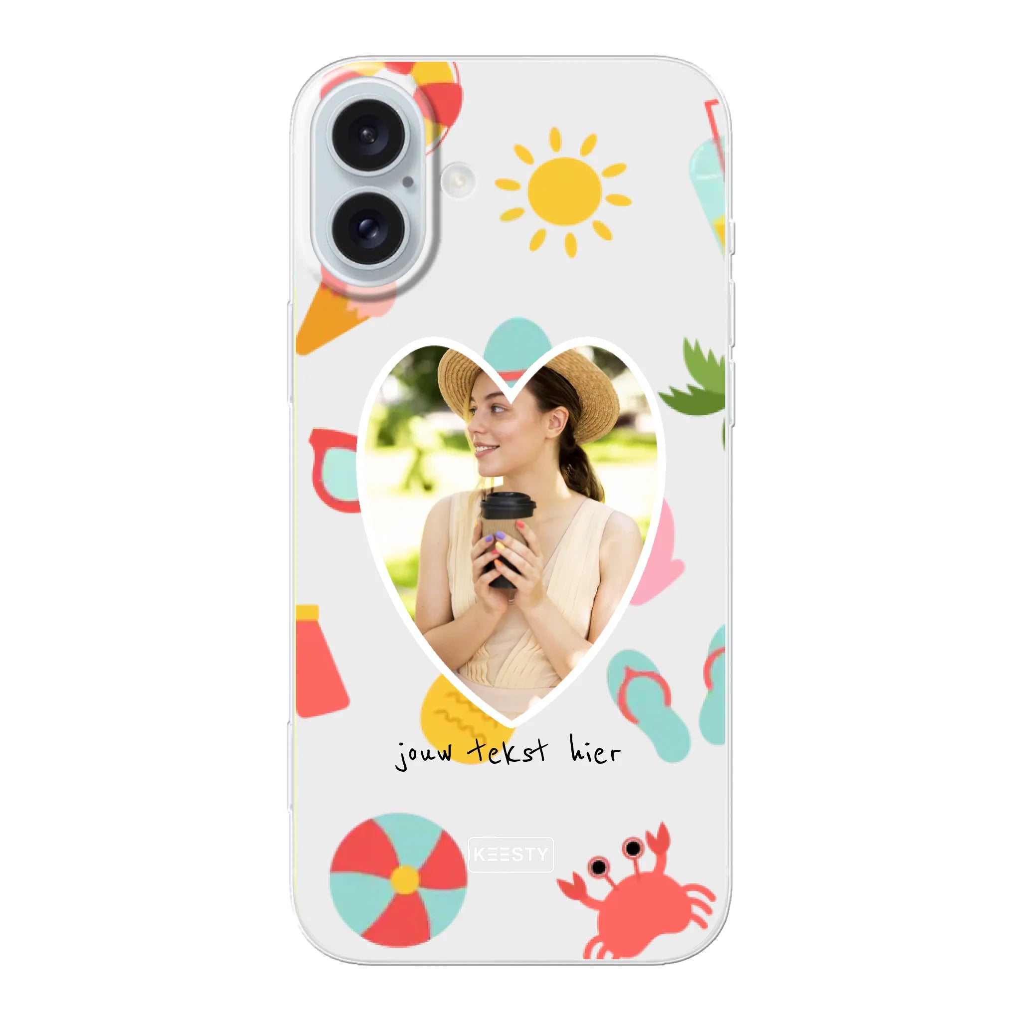Telefoonhoesje Met Foto - SUmmer Mix - Soft hoesje