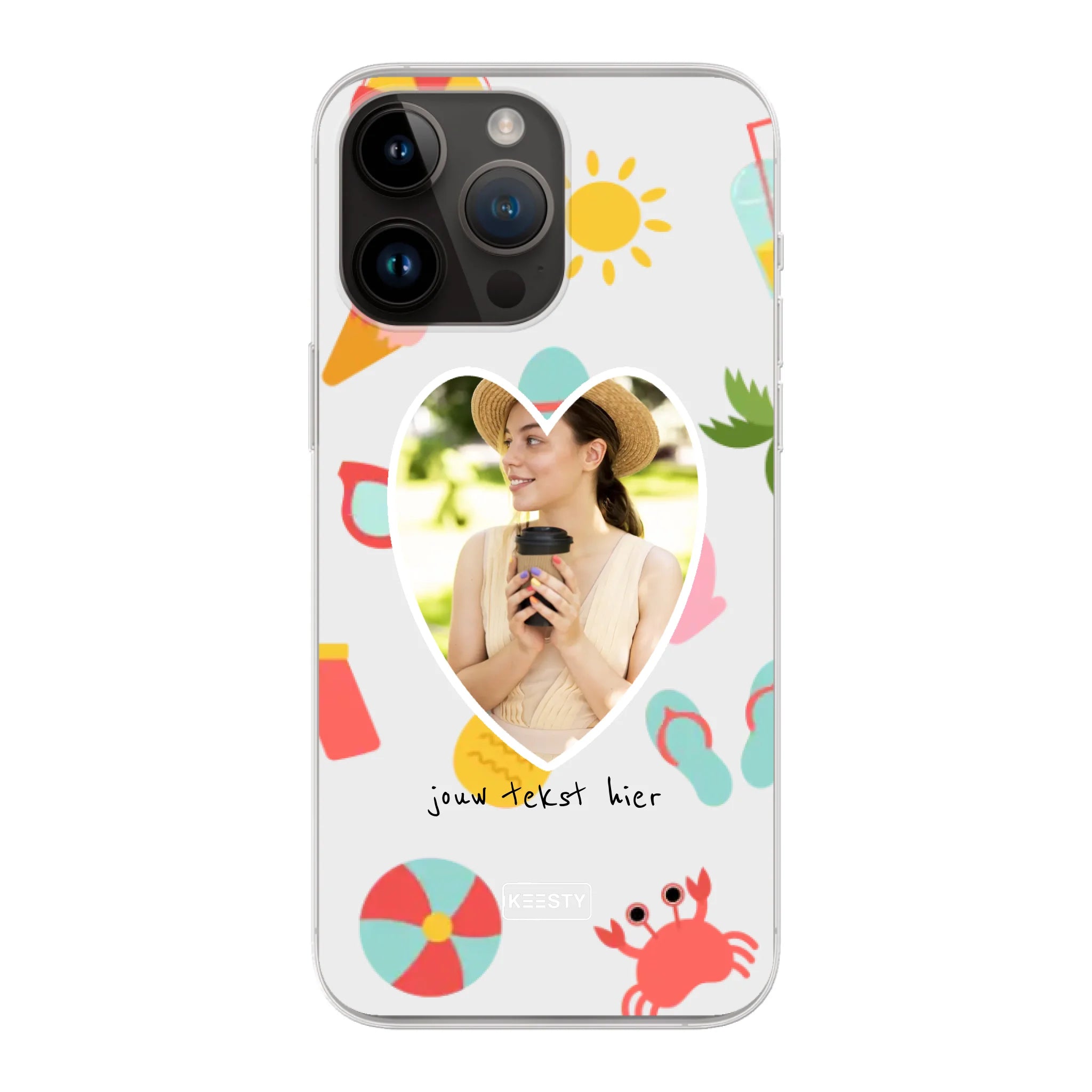 Telefoonhoesje Met Foto - SUmmer Mix - Soft hoesje