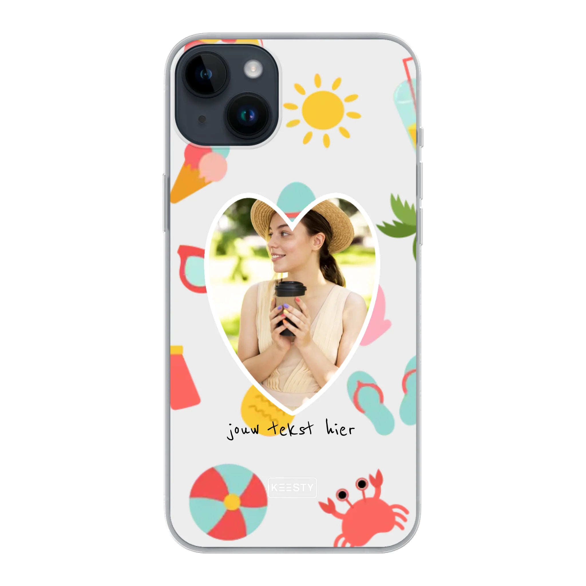 Telefoonhoesje Met Foto - SUmmer Mix - Soft hoesje