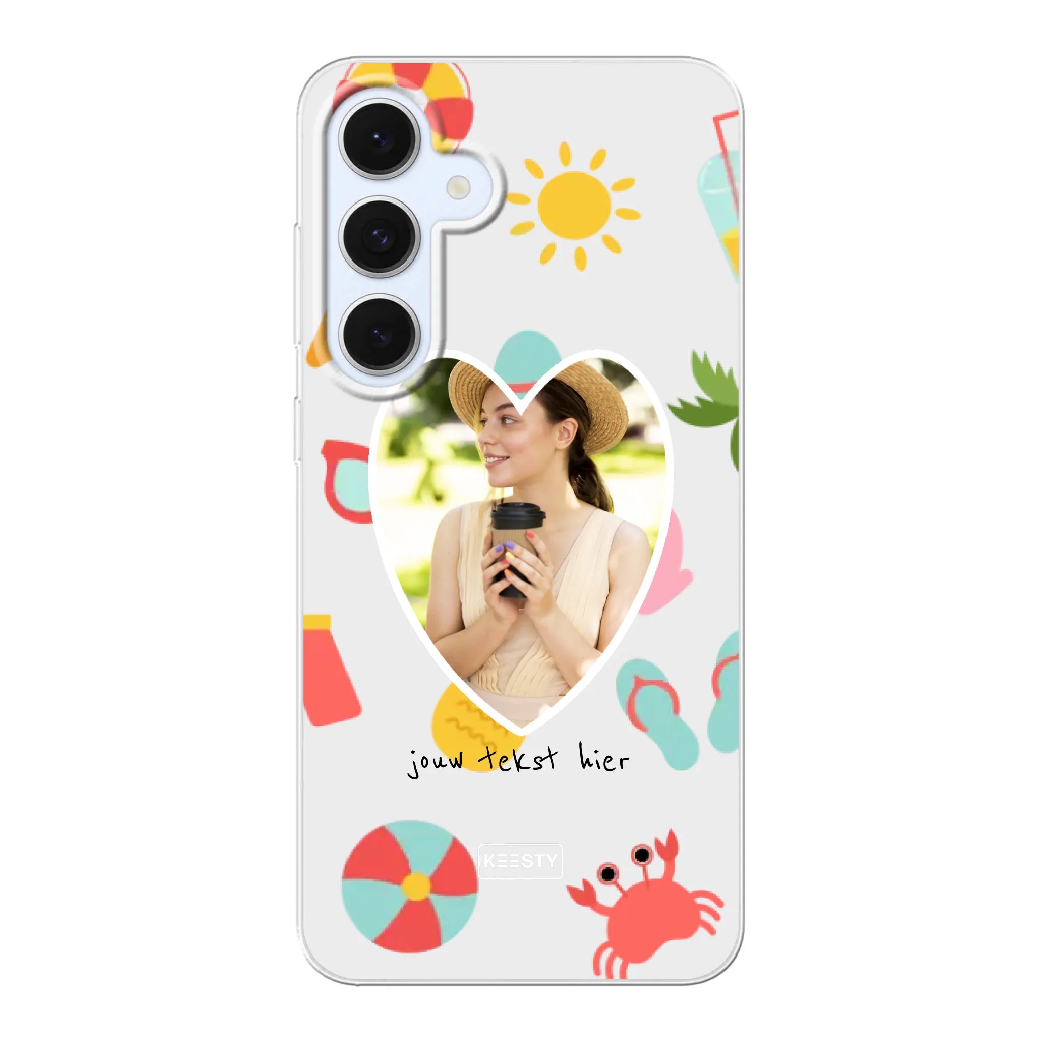 Telefoonhoesje Met Foto - SUmmer Mix - Soft hoesje