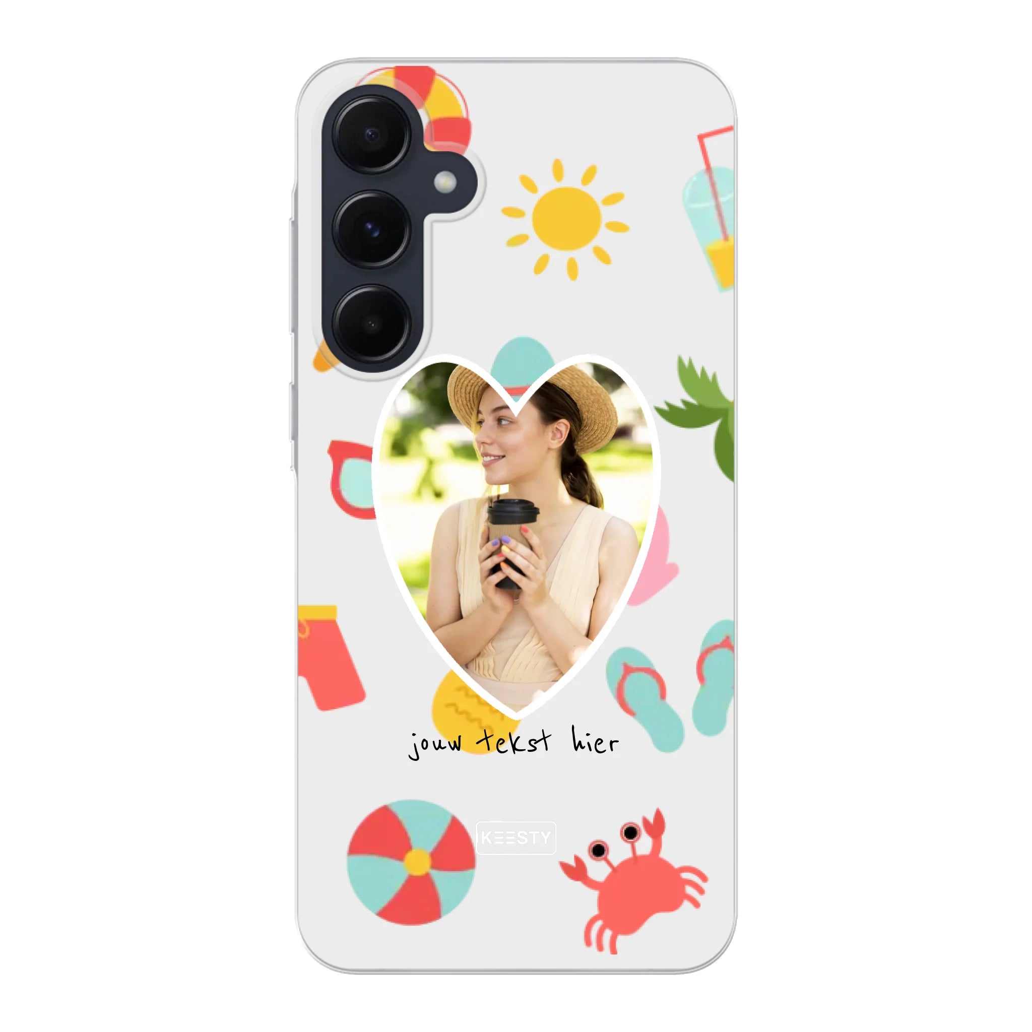 Telefoonhoesje Met Foto - SUmmer Mix - Soft hoesje