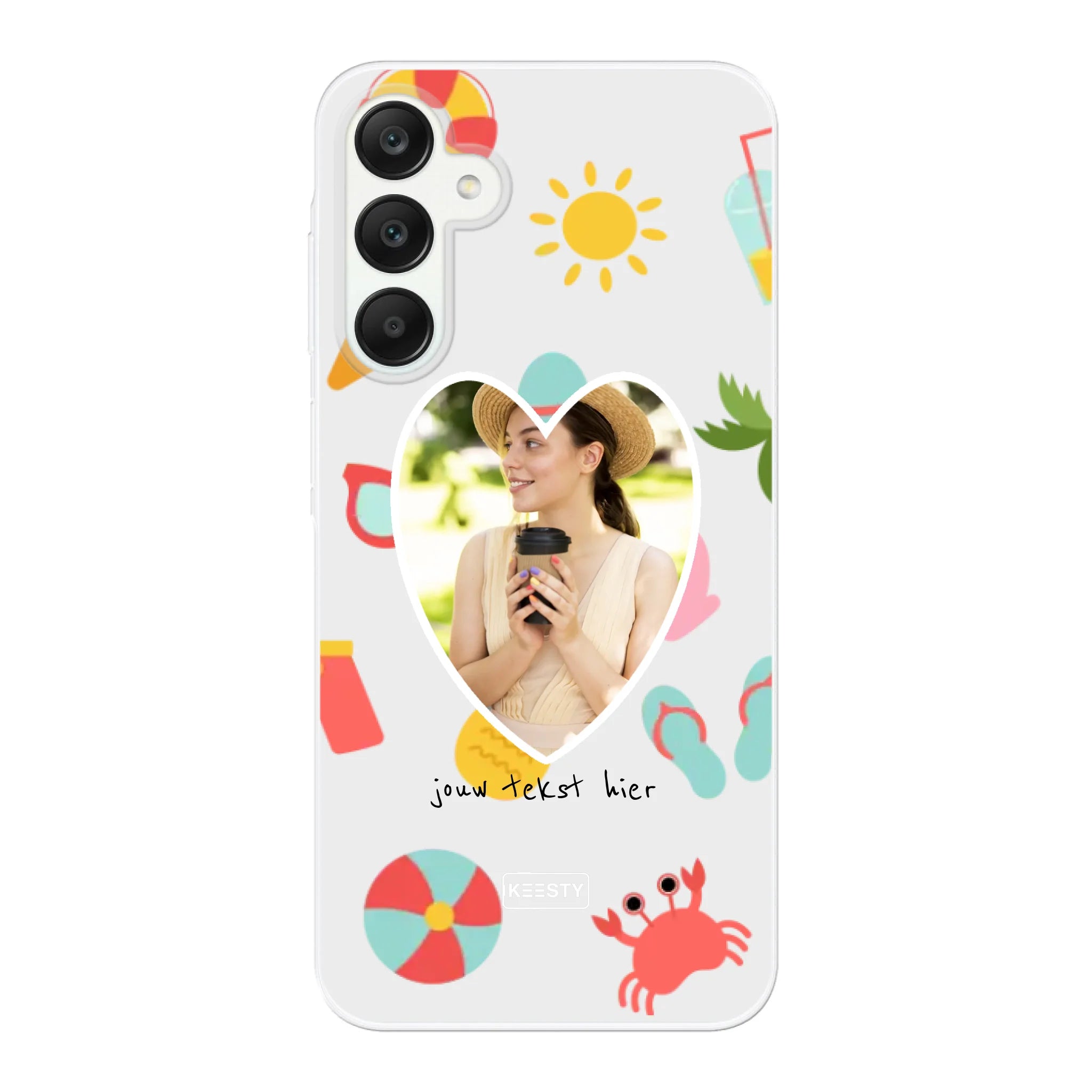 Telefoonhoesje Met Foto - SUmmer Mix - Soft hoesje