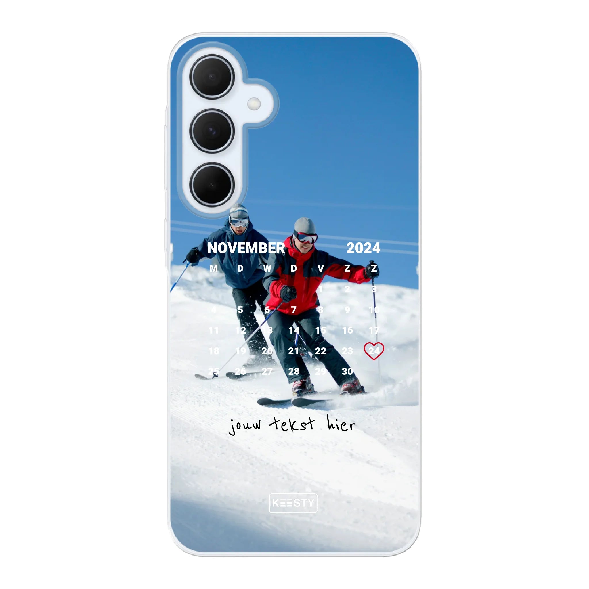 Telefoonhoesje Met Foto - Kalender cadeau - Soft hoesje