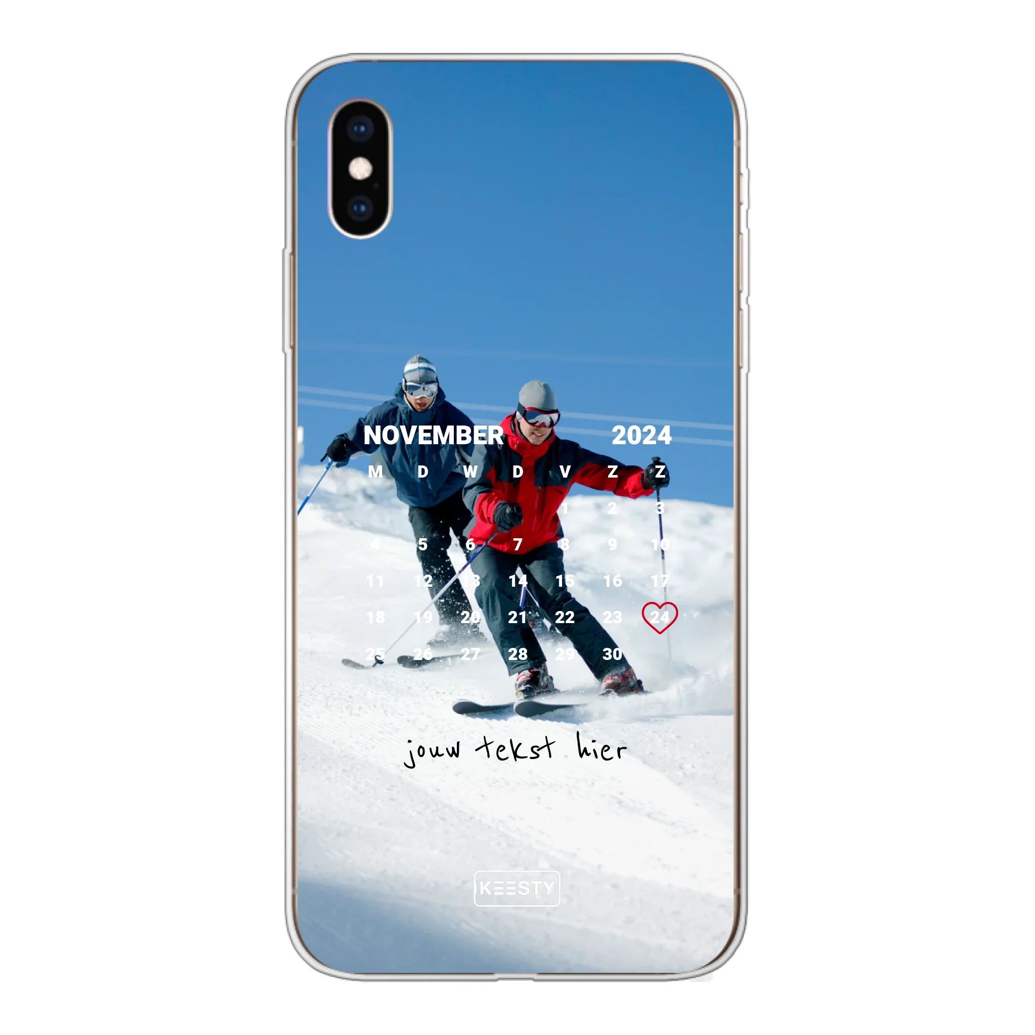 Telefoonhoesje Met Foto - Kalender cadeau - Soft hoesje