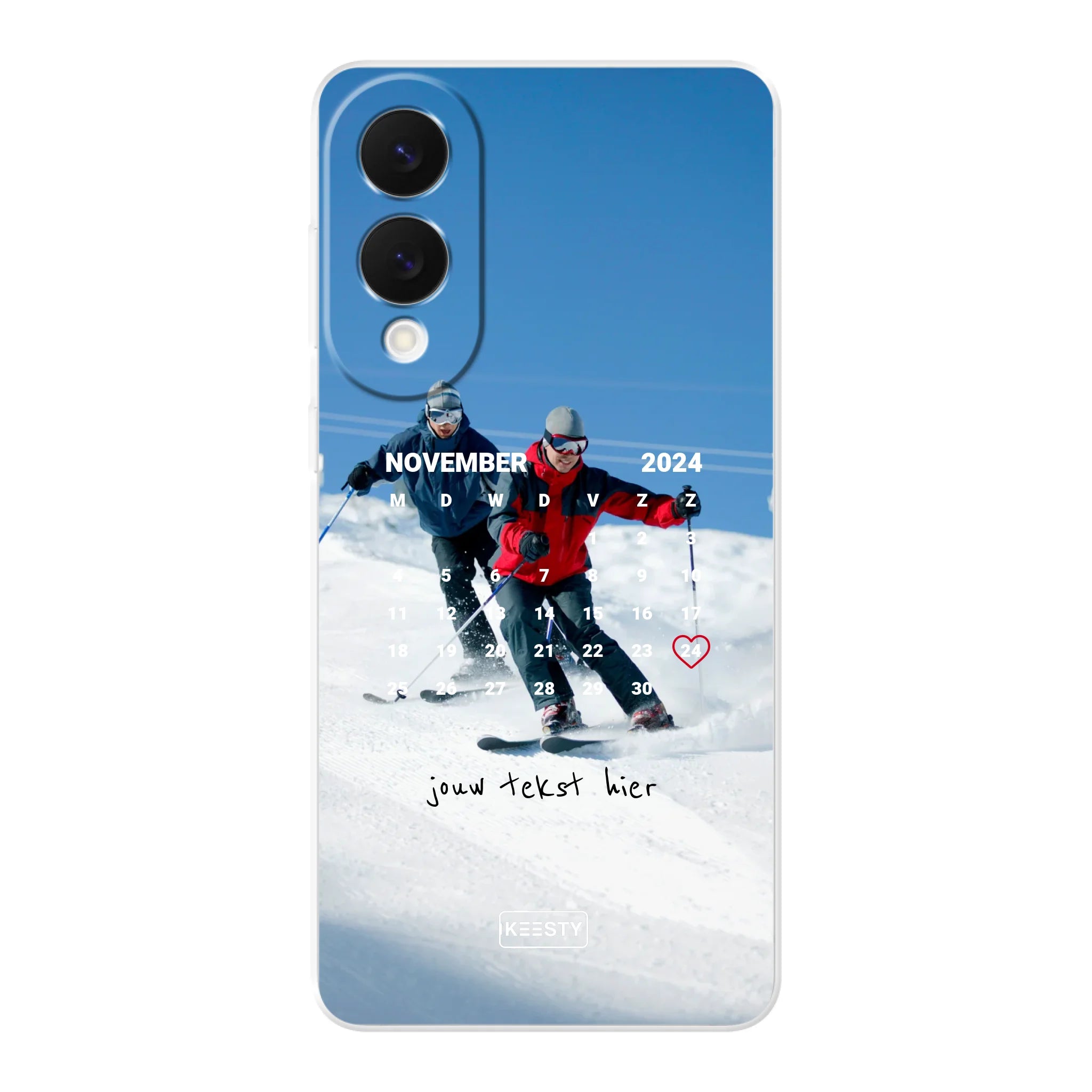 Telefoonhoesje Met Foto - Kalender cadeau - Soft hoesje