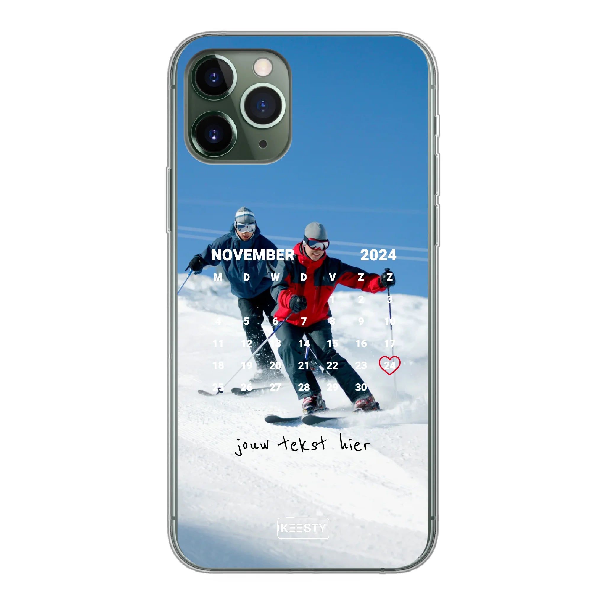 Telefoonhoesje Met Foto - Kalender cadeau - Soft hoesje