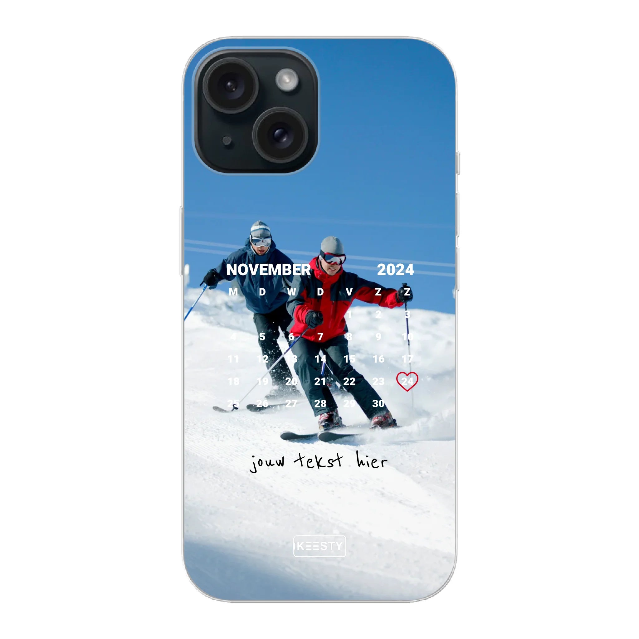 Telefoonhoesje Met Foto - Kalender cadeau - Soft hoesje