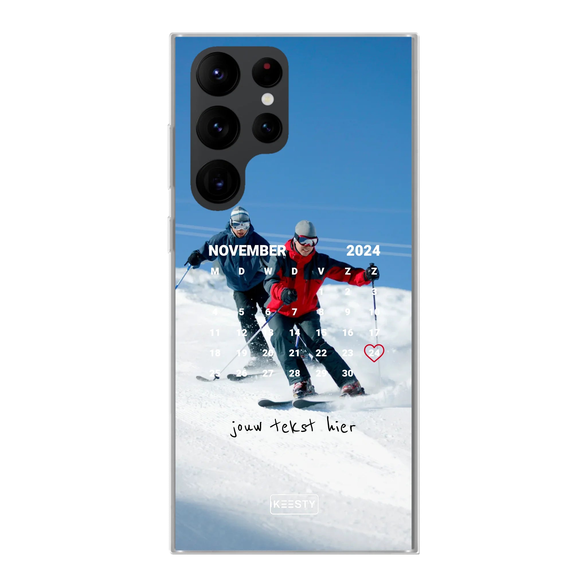 Telefoonhoesje Met Foto - Kalender cadeau - Soft hoesje