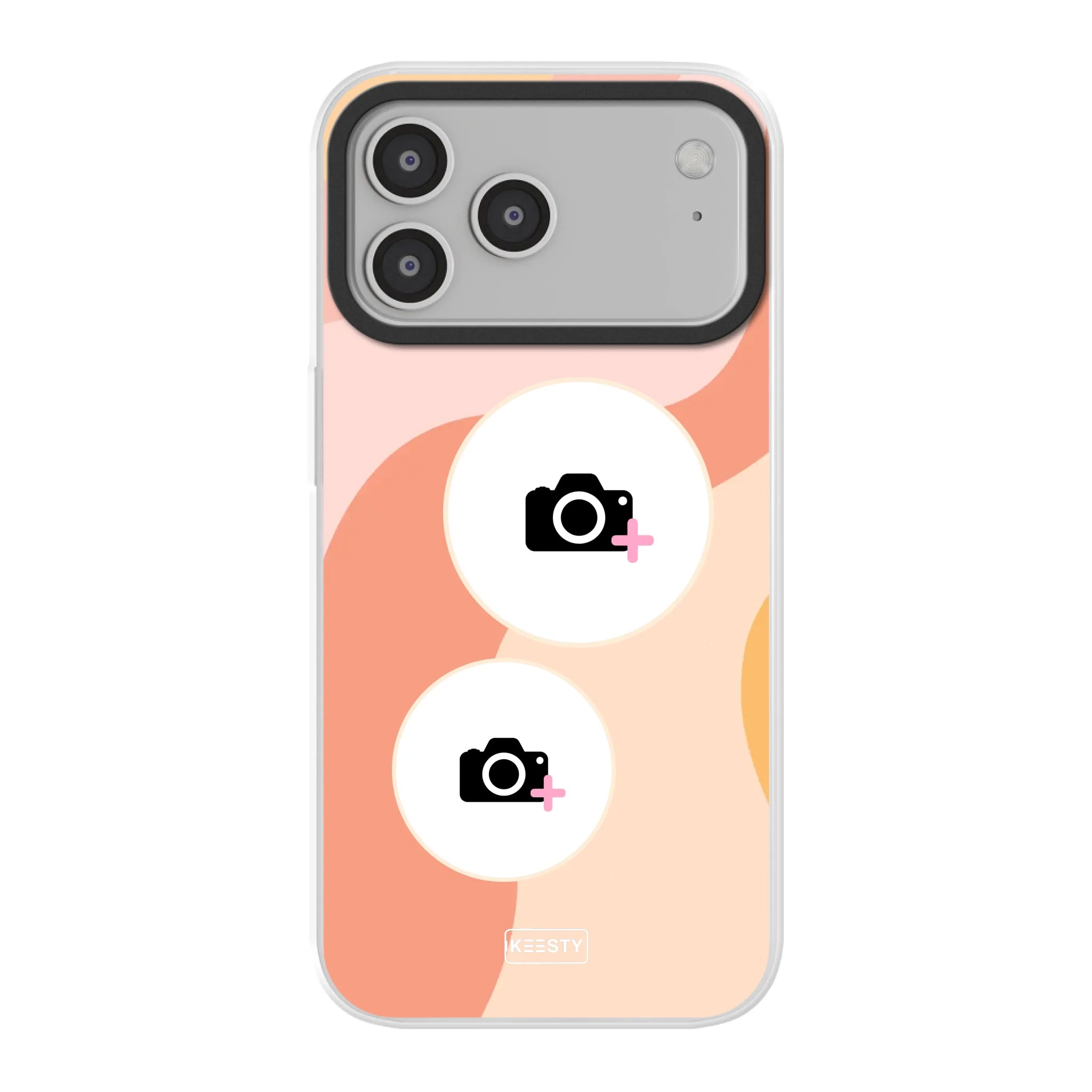 Apple iPhone 17 Pro Max hybrid case with magsafe back printed transparant