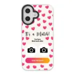 Apple iPhone 17 hybrid case with magsafe back printed transparant