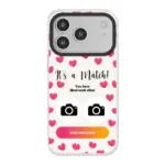 Apple iPhone 17 Pro hybrid case with magsafe back printed transparant