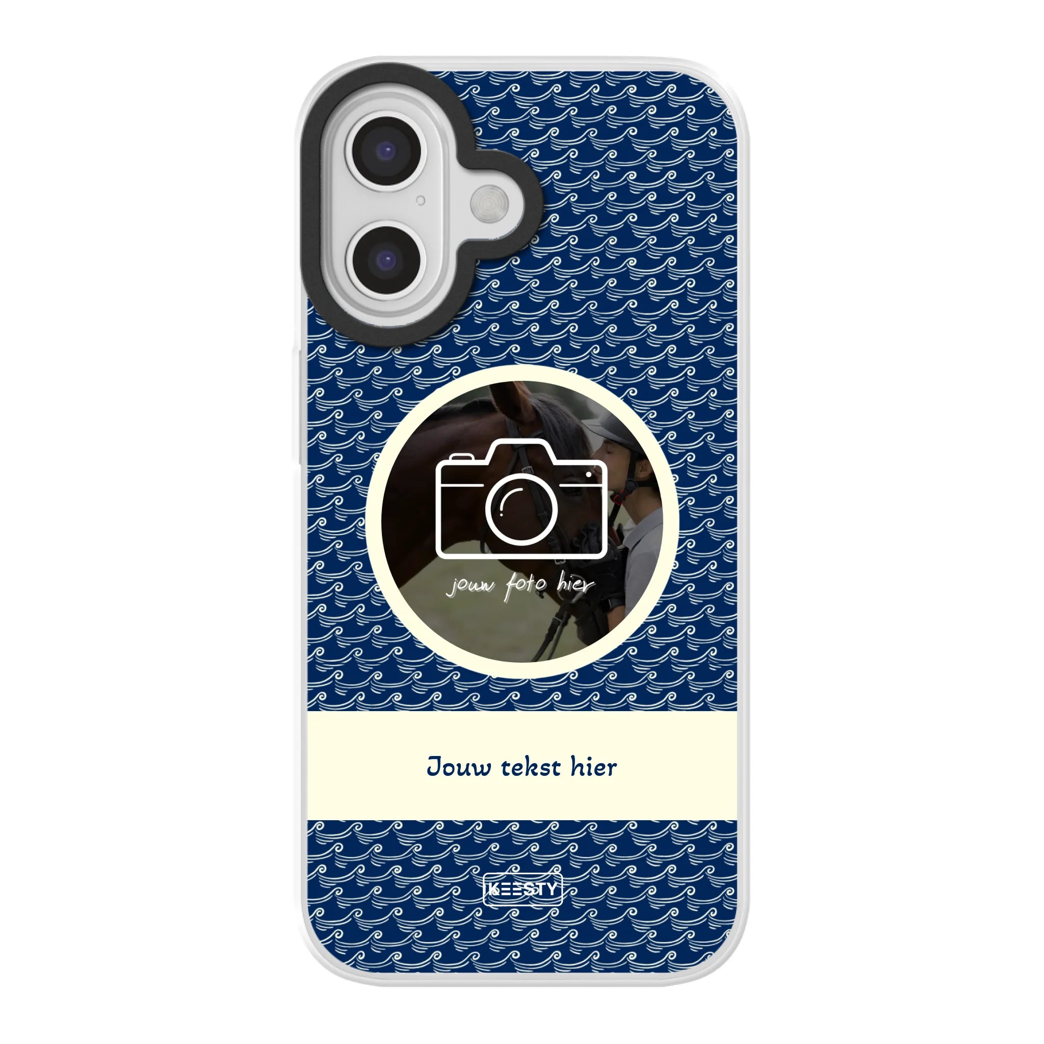 Apple iPhone 17 hybrid case with magsafe back printed transparant