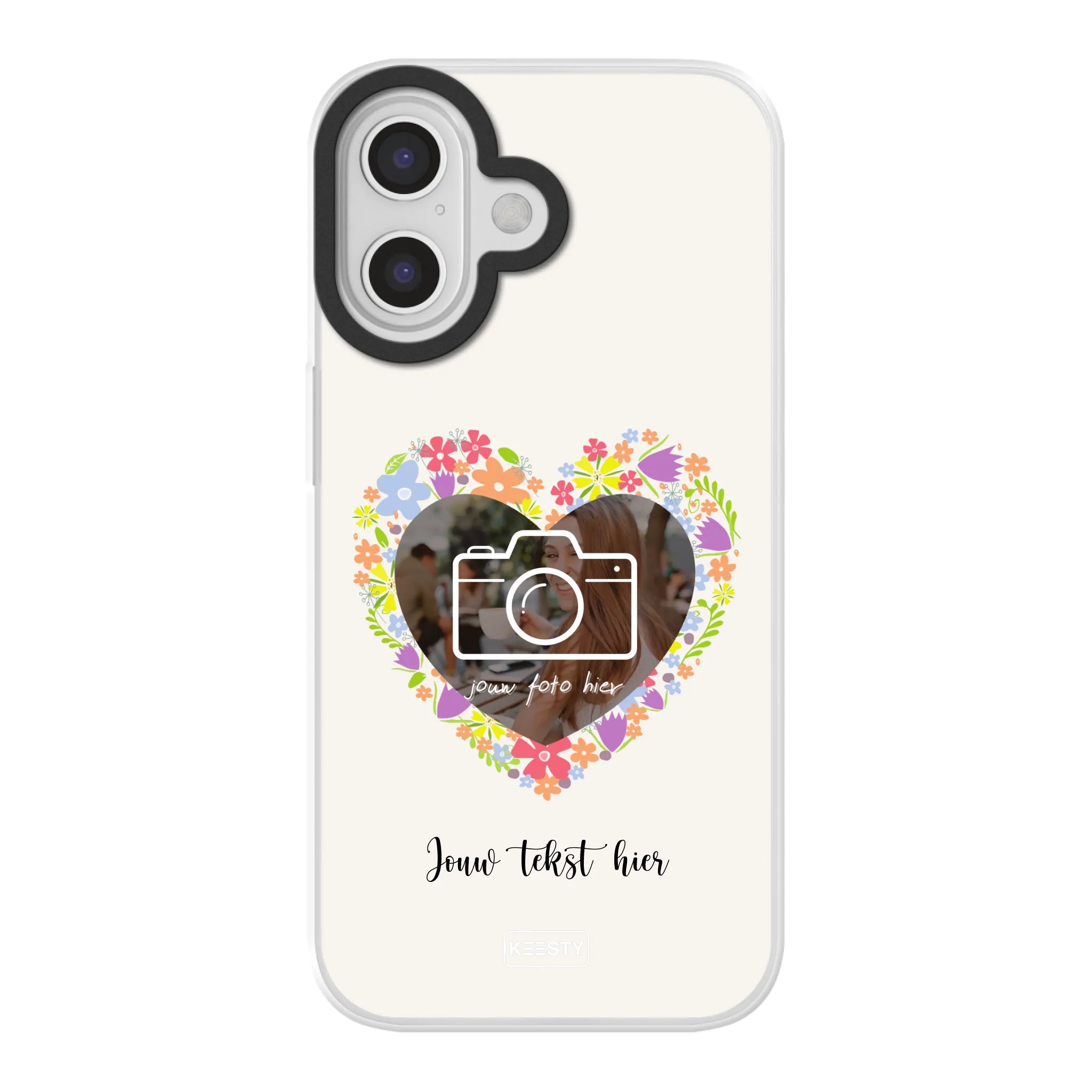 Apple iPhone 17 hybrid case with magsafe back printed transparant