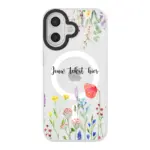 Apple iPhone 17 hybrid case with magsafe back printed transparant