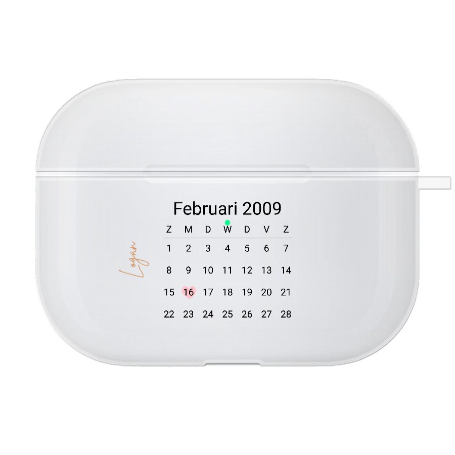 Airpods ontwerpen Naam en datum