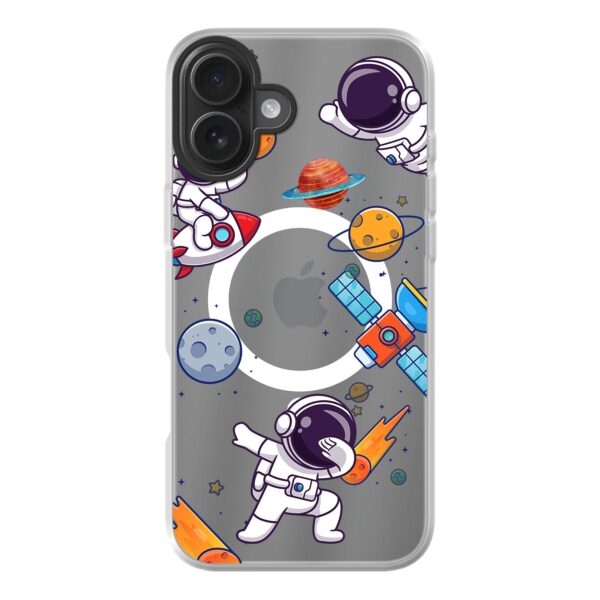 Astronaut Telefoonhoesje - MagSafe - iPhone 16 Plus - Keesty