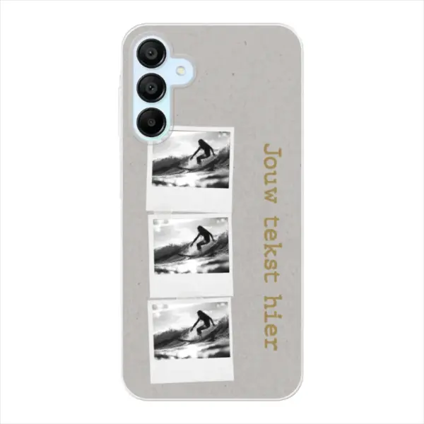 Filmrol °3 - Hoesje Maken - Soft hoesje - Samsung A15 (5G) - Keesty