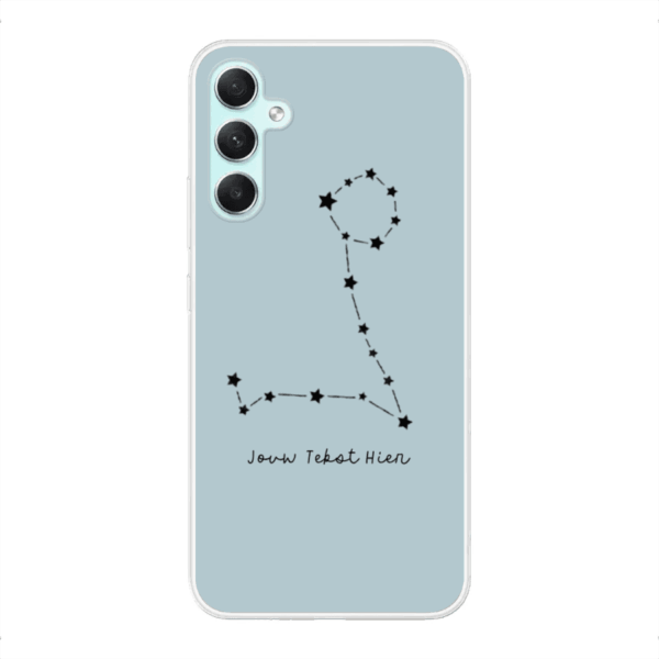 Horoscoop °1 - telefoonhoesje maken   - Soft hoesje- Samsung A34 - Keesty
