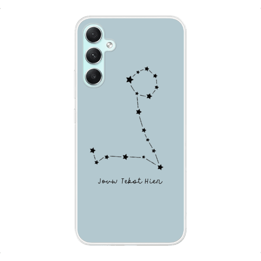 Horoscoop °1 - telefoonhoesje maken   - Soft hoesje- Samsung A34 - Keesty