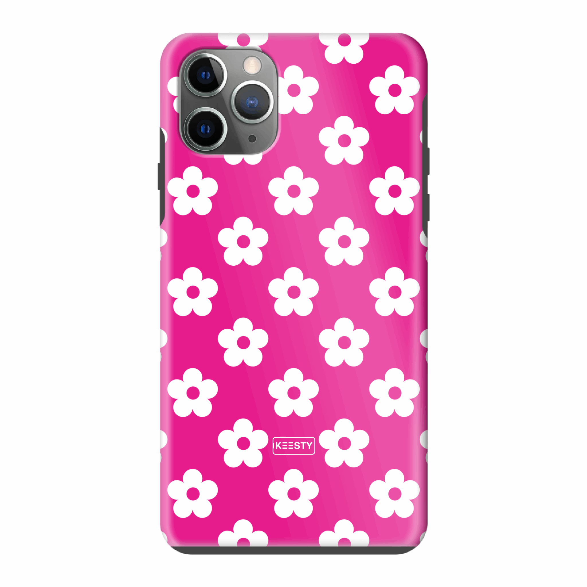 Telefoonhoesje personaliseren - Floral 4 - Tough hoesje