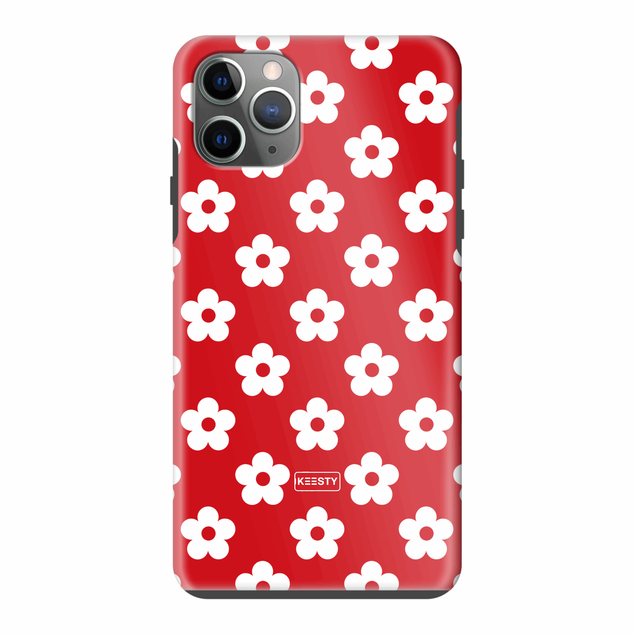 Telefoonhoesje personaliseren - Floral 4 - Tough hoesje