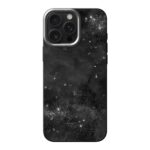 Telefoonhoesje ontwerpen glitter en marble black grotere bling
