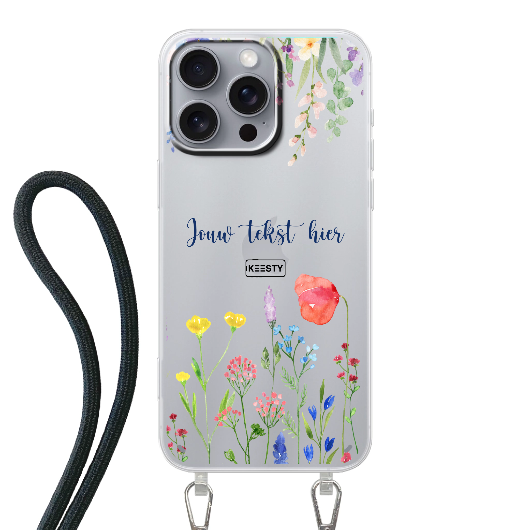 Telefoonhoesje Maken Koord Bloemen 2