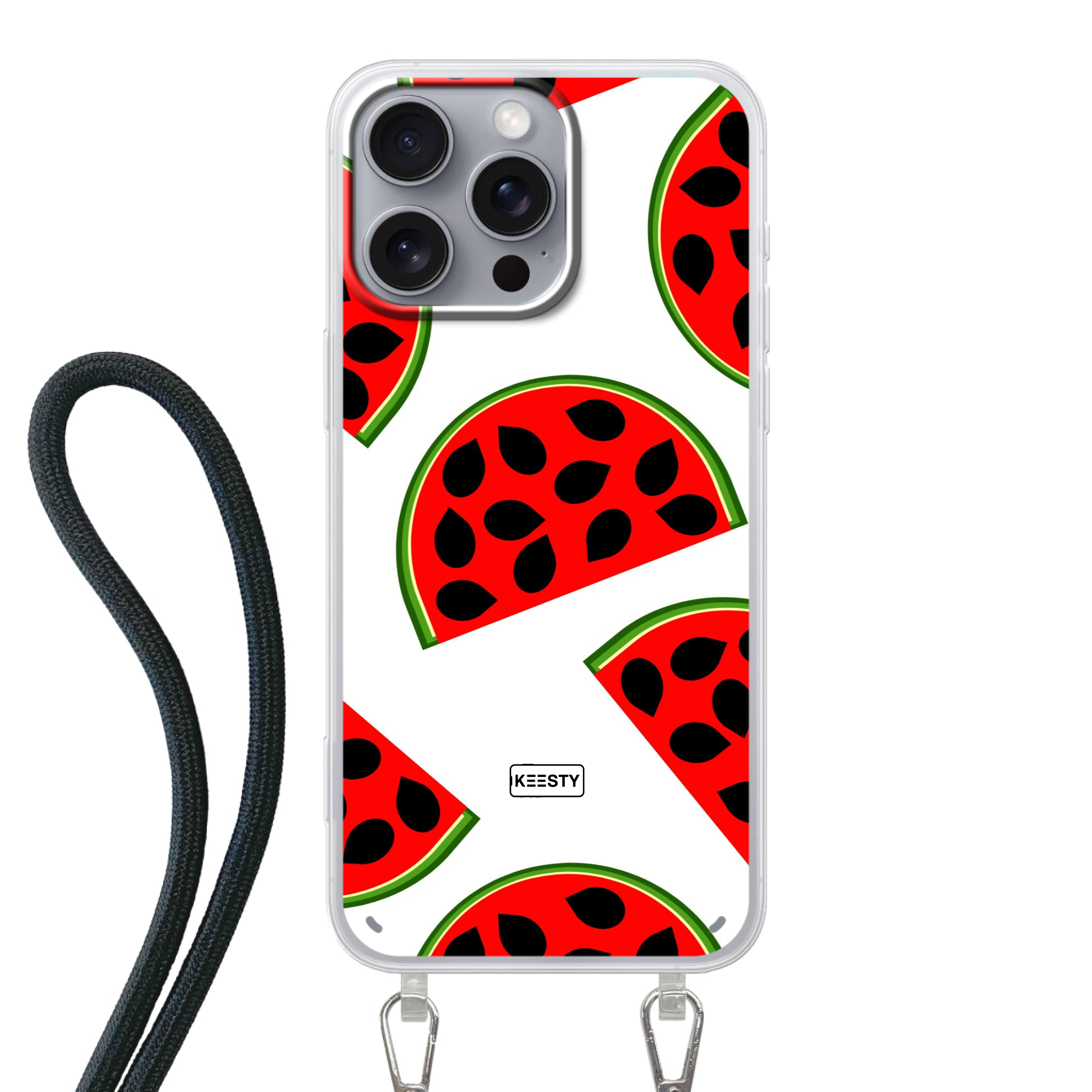 Watermelon - Telefoonhoesje met koord Maken - Keesty