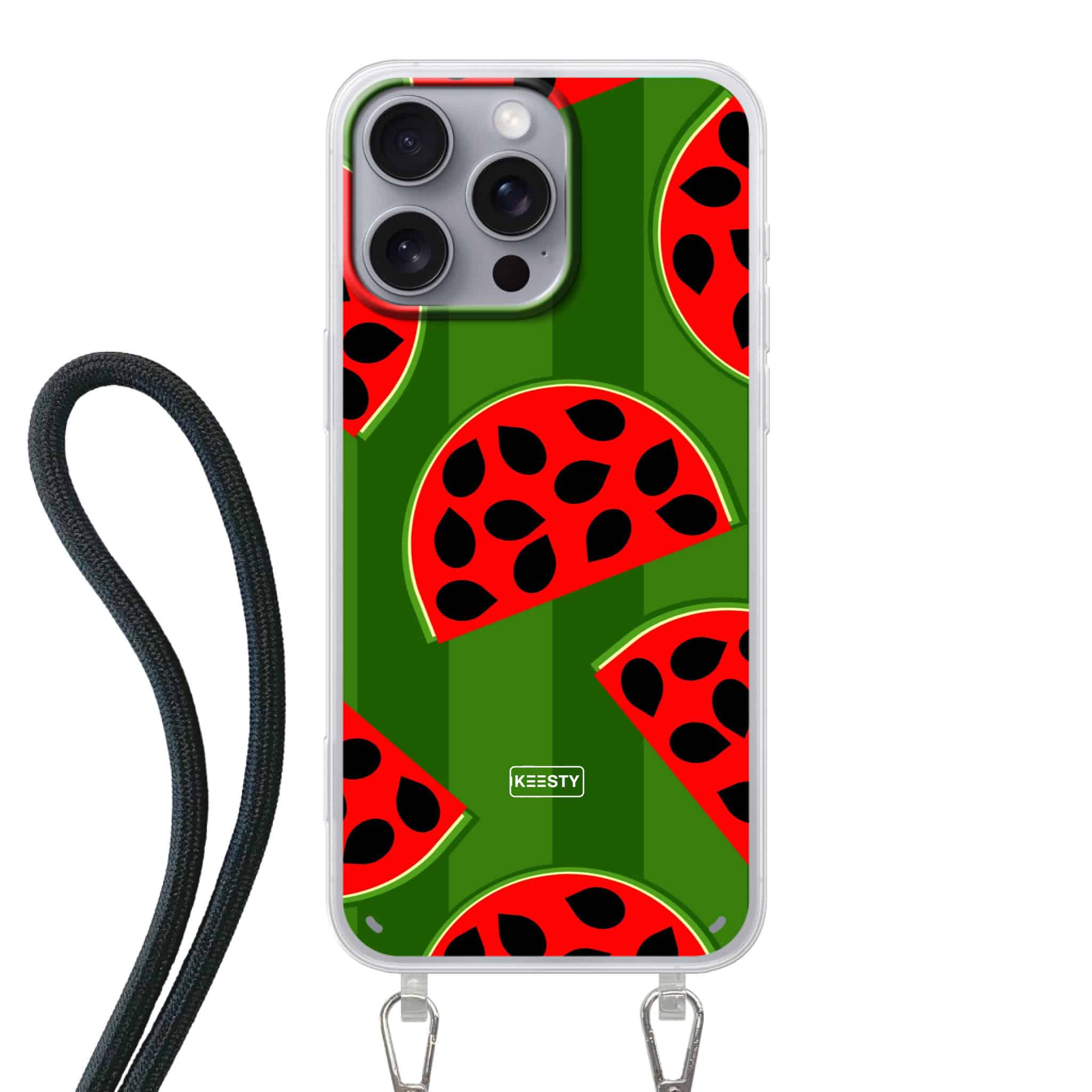 Watermelon - Telefoonhoesje met koord Maken - Keesty